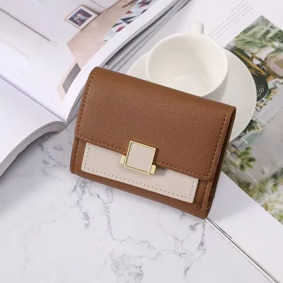 Ladies Mini PU Leather Purse Wallet 